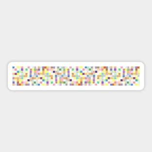 Painted Pixels Sticker